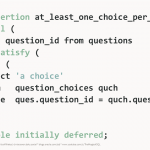 How to define cross-table constraints with assertions in Oracle AI Database