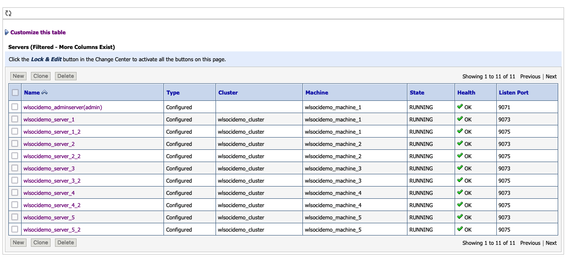 New WebLogic Managed Server