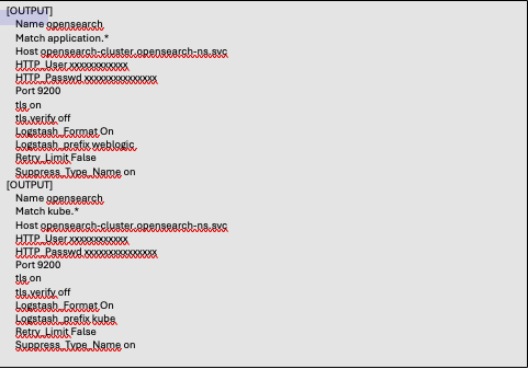 Output Opensearch