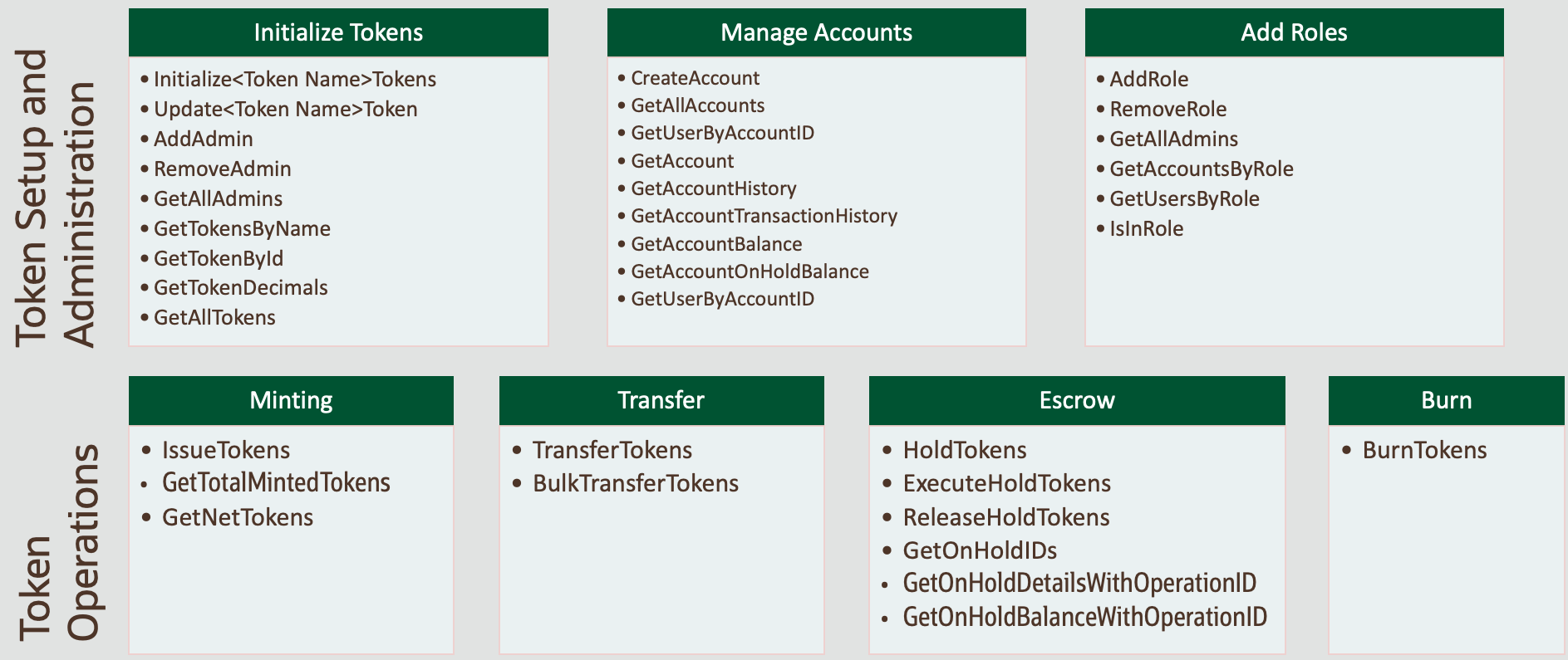 Auto-Generated Token Abstraction Layer APIs