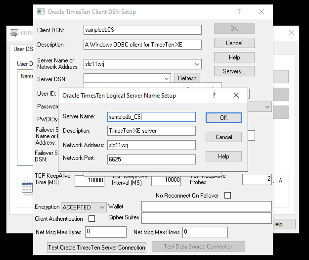 Define the logical server name