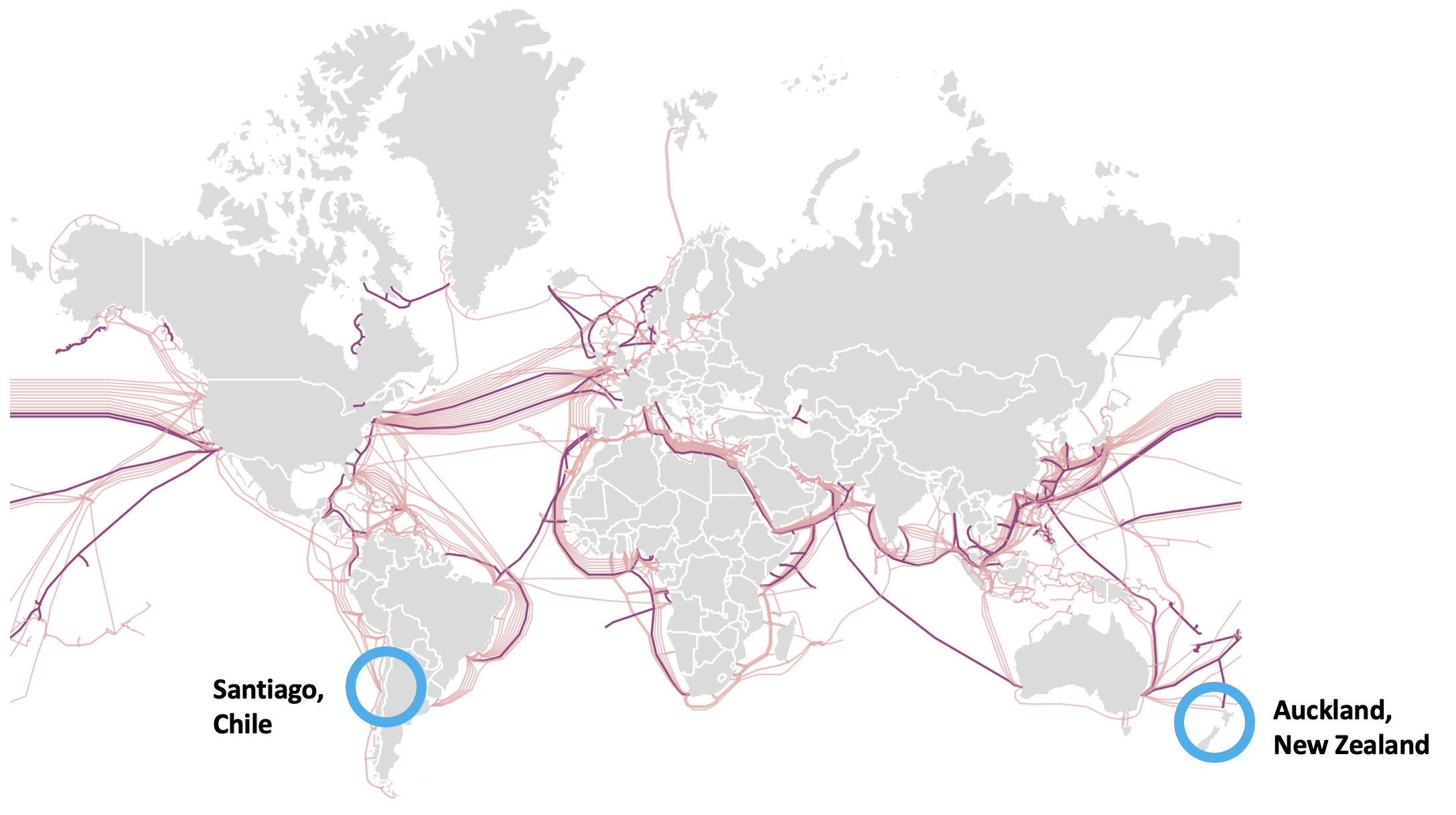 Auckland to Santiago
