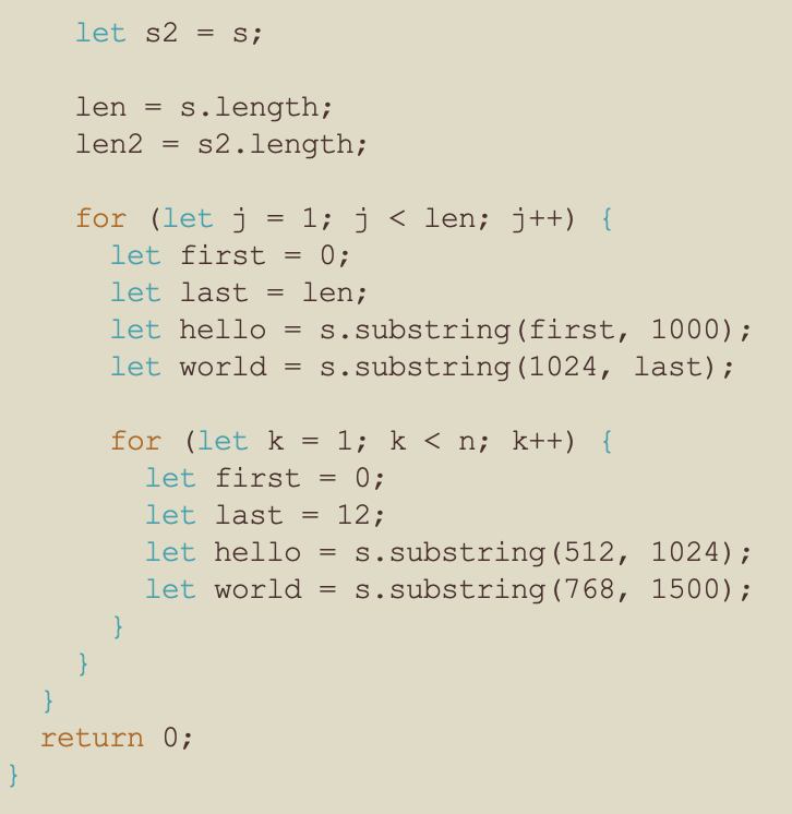 JavaScript Long String part 2