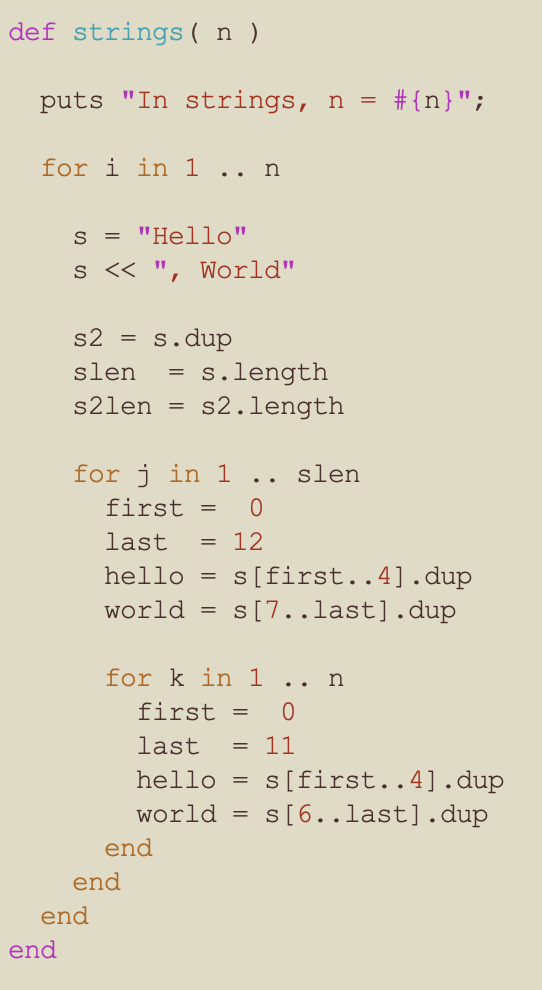 Ruby Strings