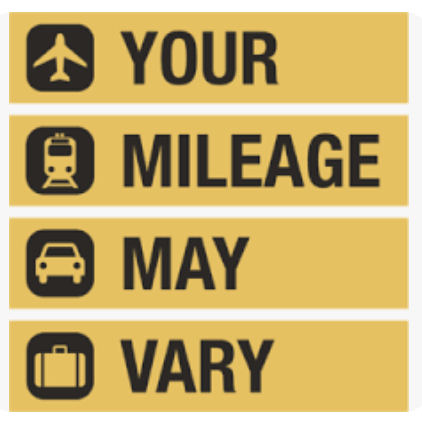 Your milage will vary