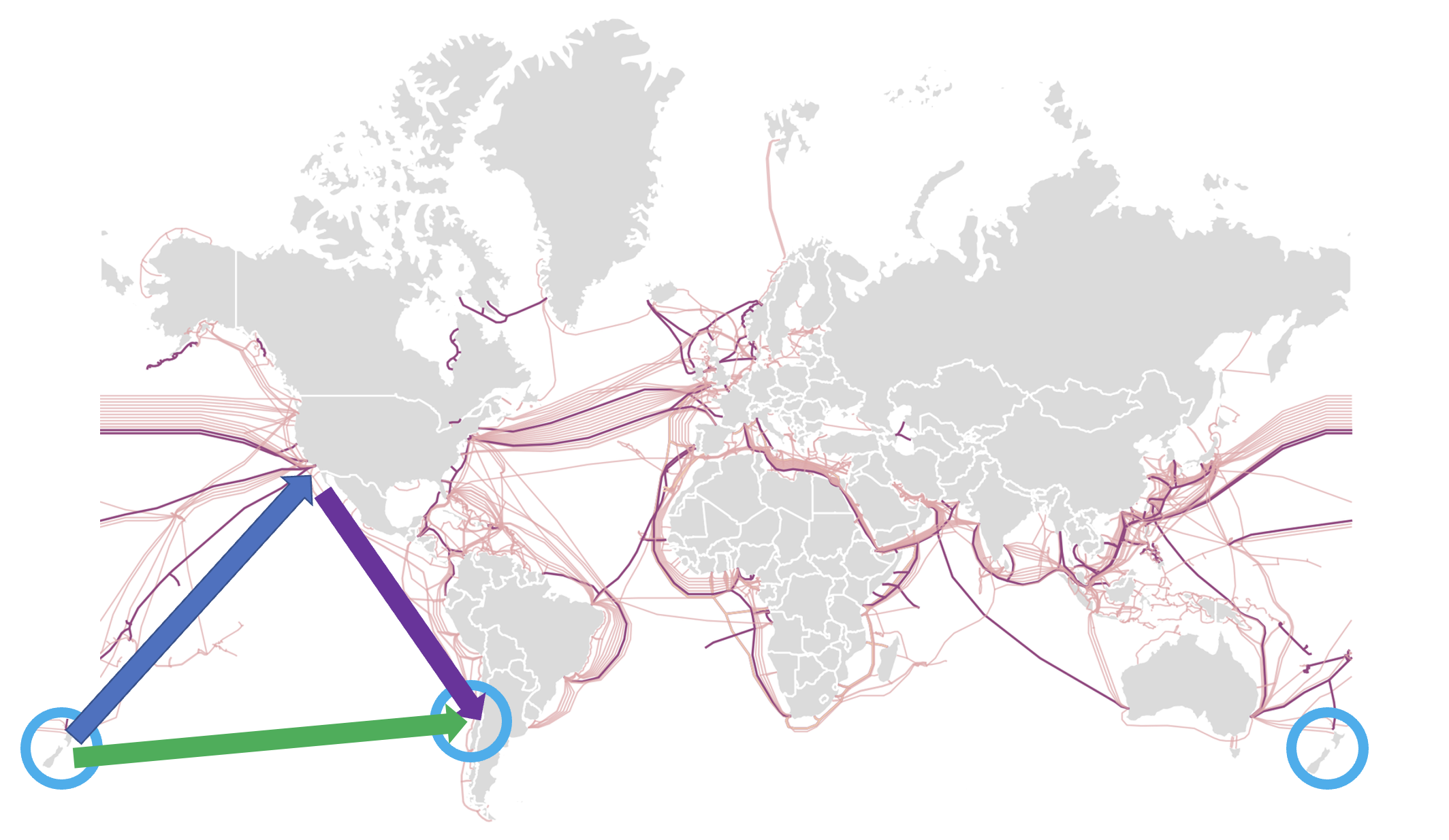 Auckland to Santiago via San Diego