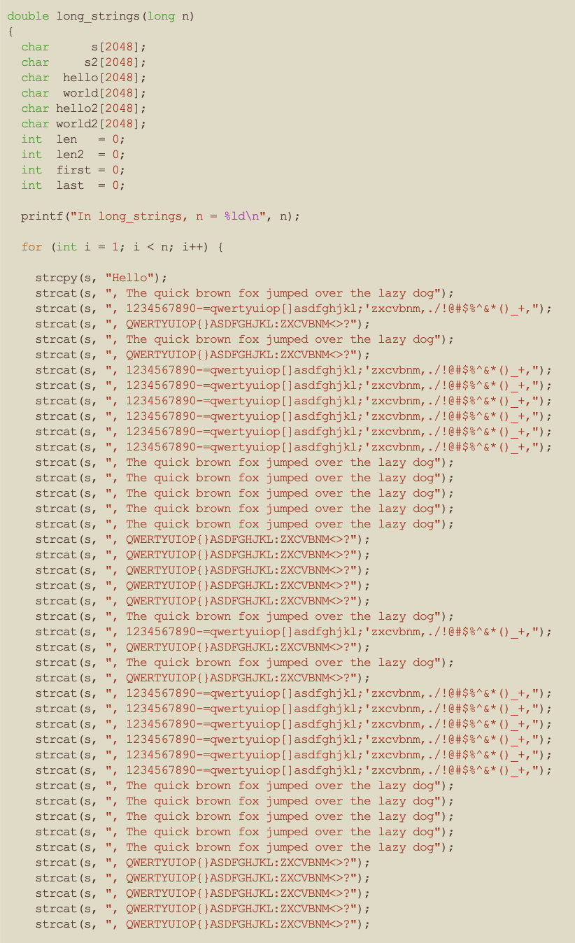 C long_strings - part 1