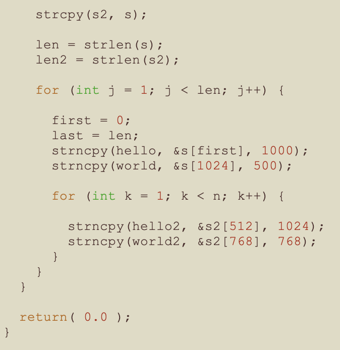 C long_strings - part 2