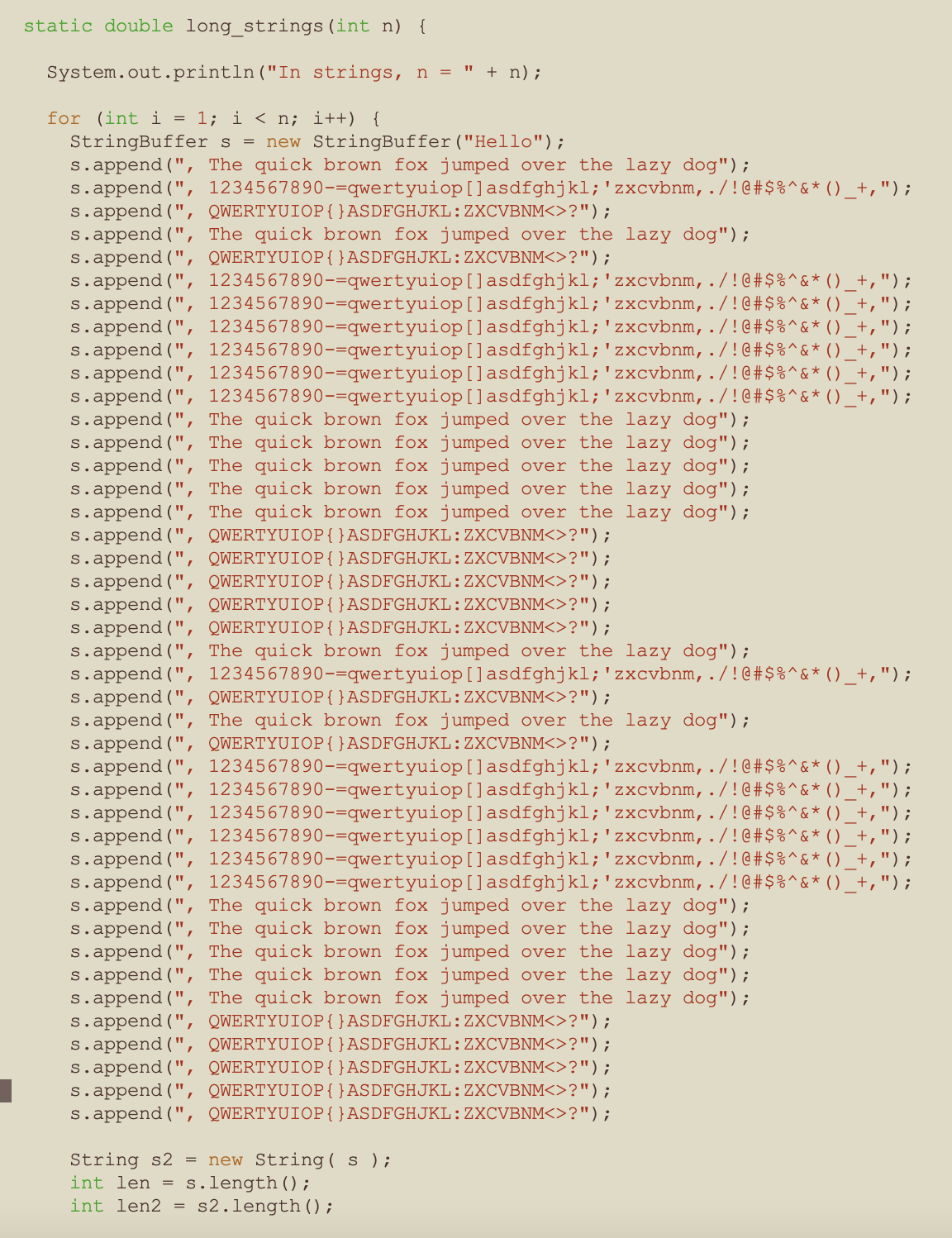 longer string concatenation