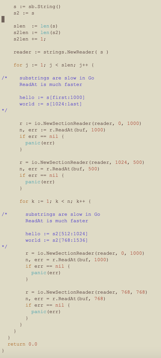 Go long_strings - part 2