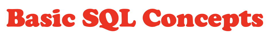 Basic SQL concepts