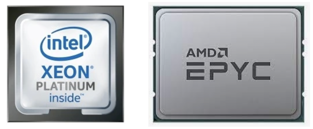 Xeon and EPYC CPUs