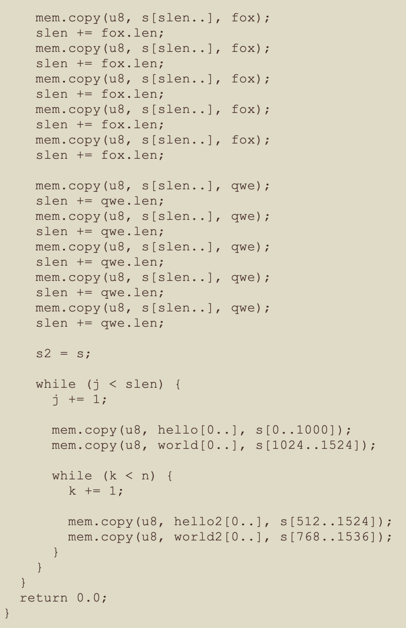 Zig long_strings - part 2