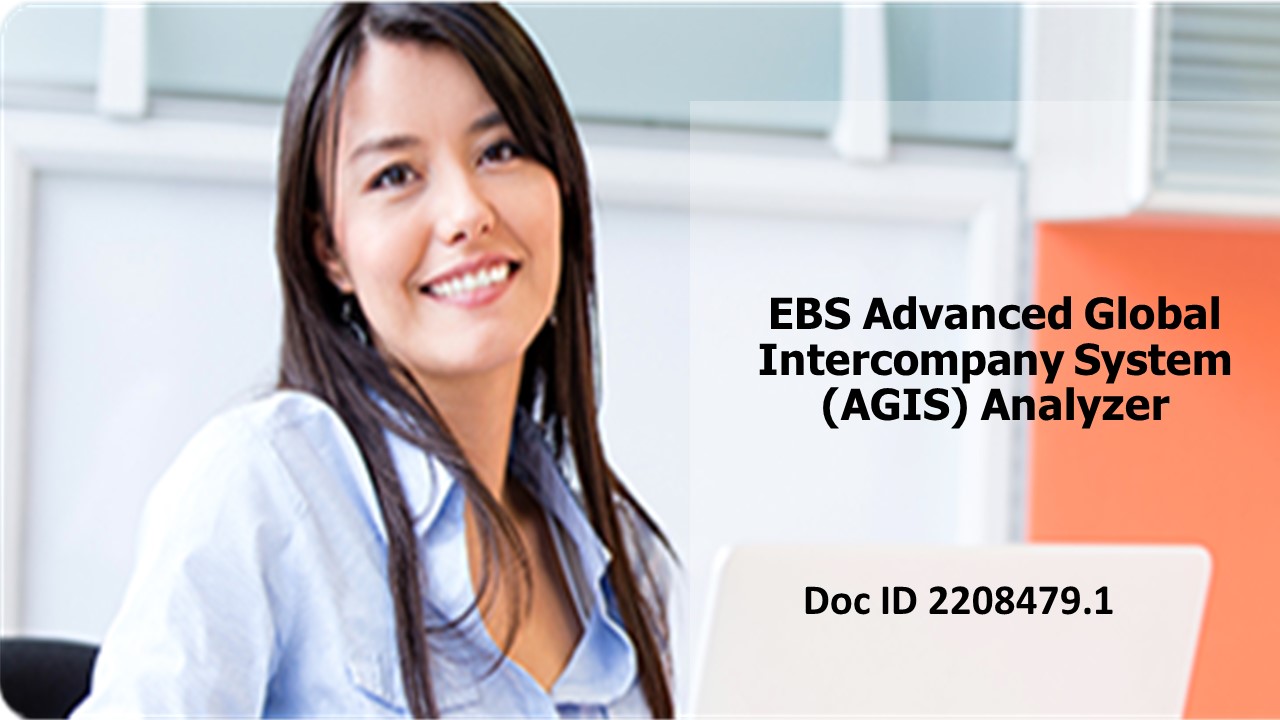 Latest EBS Advanced Global Intercompany System (AGIS) Analyzer