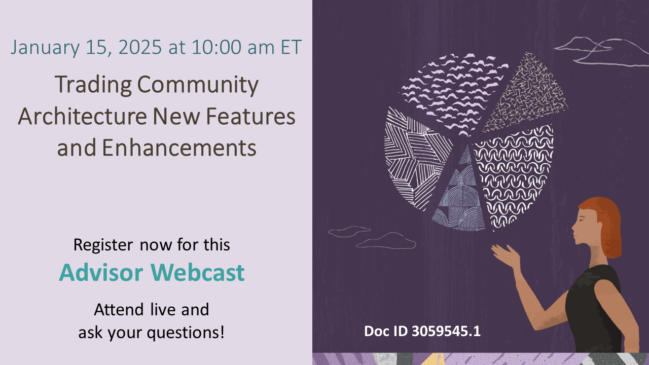 Advisor Webcast for EBS Financials: Trading Community Architecture New Features and Enhancements