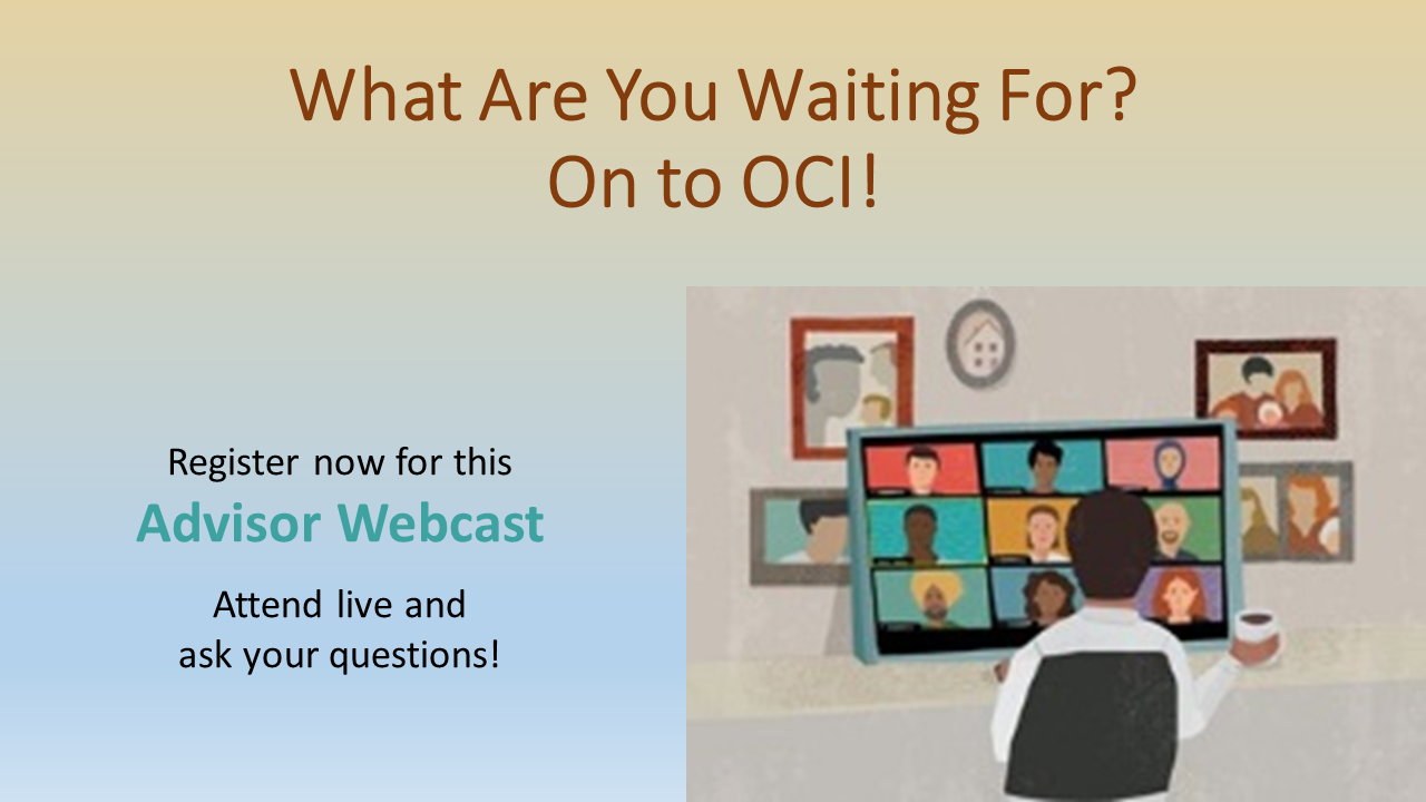 Advisor Webcast for Applications Unlimited: What Are You Waiting For? On to OCI