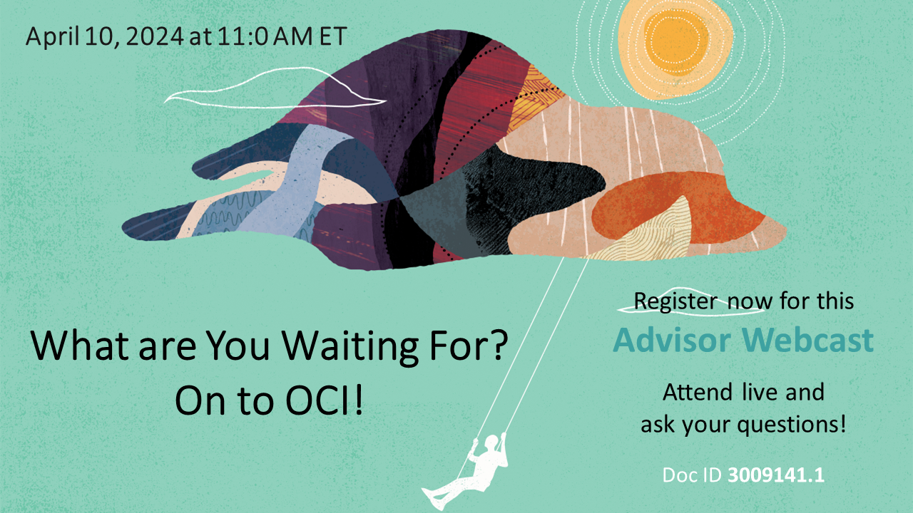 Advisor Webcast for Applications Unlimited: What Are You Waiting For? On to OCI - April 10th