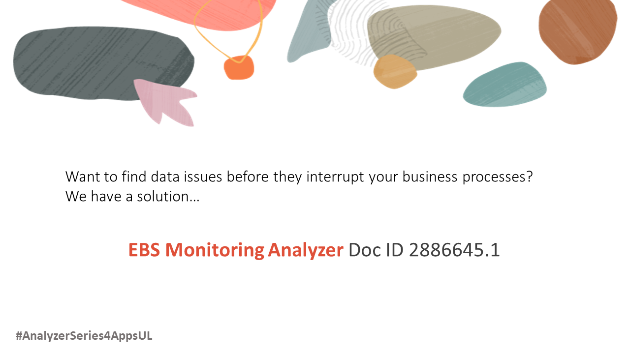 Proactively Identify Data Issues With the EBS Monitoring Analyzer