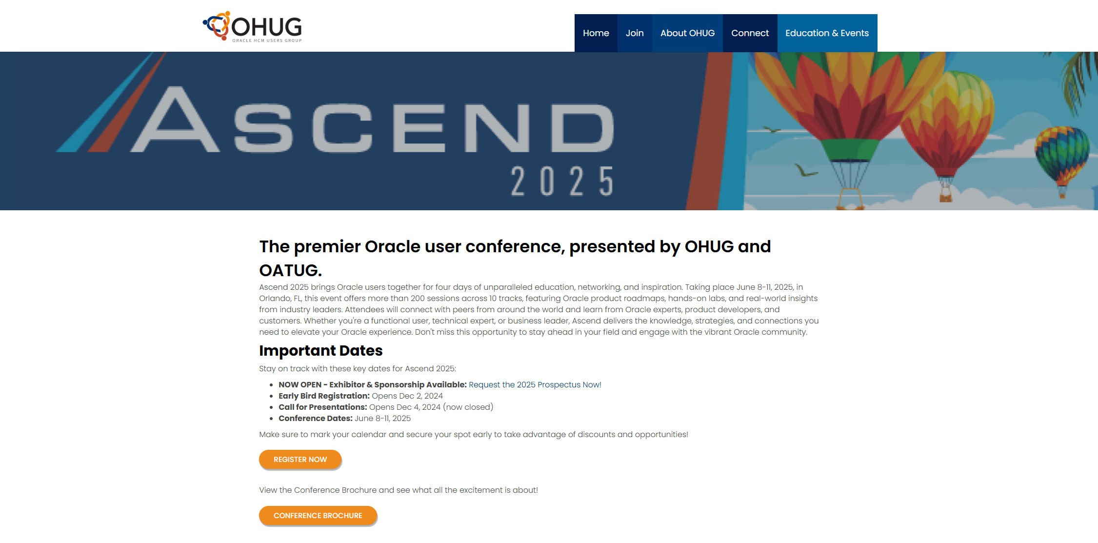 Reminder: Ascend 2025