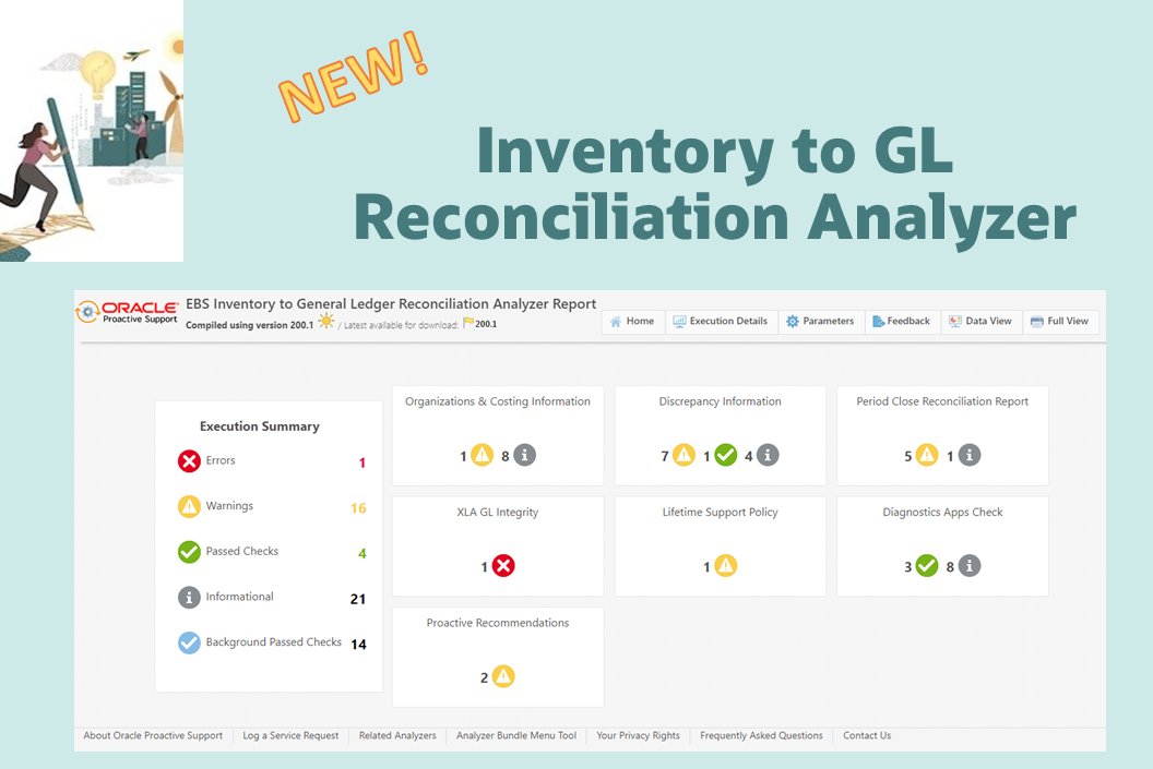 Lady with a pencil Now LIVE: New EBS Inventory to GL Reconciliation Support Analyzer