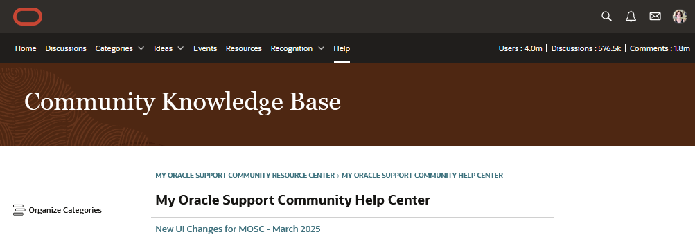 My Oracle Support Community Plugs You into an Extended Network