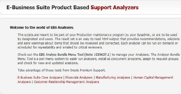 Get All EBS Analyzers Here!