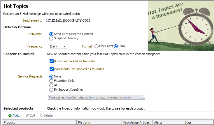 Apps Unlimited Stay Informed Series: Hot Topics Email Notifications for Your Products