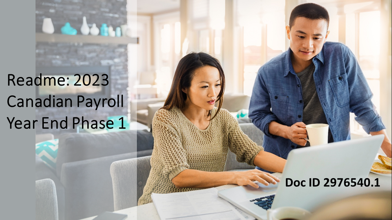 2023 Canadian Payroll Year End Phase 1 Readme