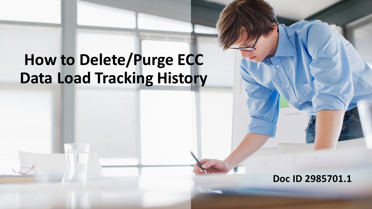 New HowTo Document for Purging the ECC ‘Data Load Tracking’ Records
