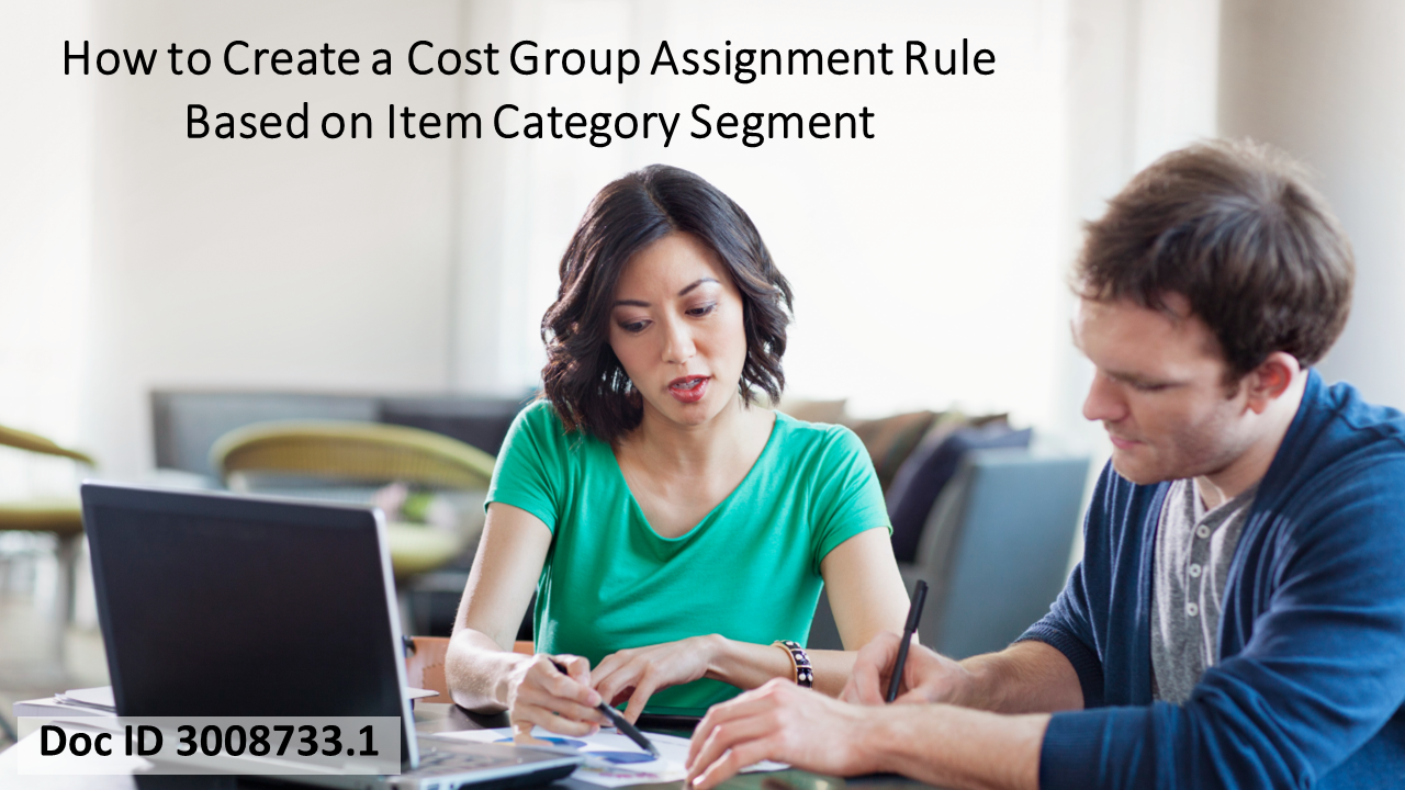 New HowTo Document to Create Cost Group Assignment Rules by Item Category Segment in Warehouse Management