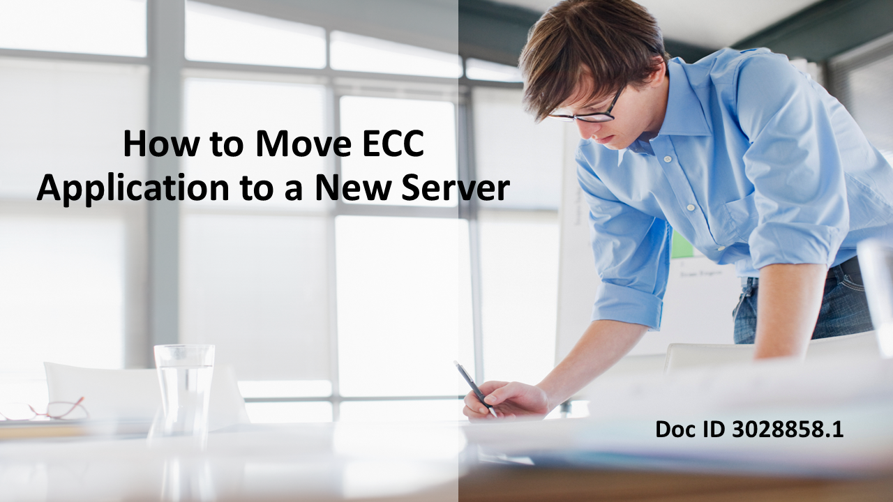 Options to Move an ECC Application to a New Standalone Server