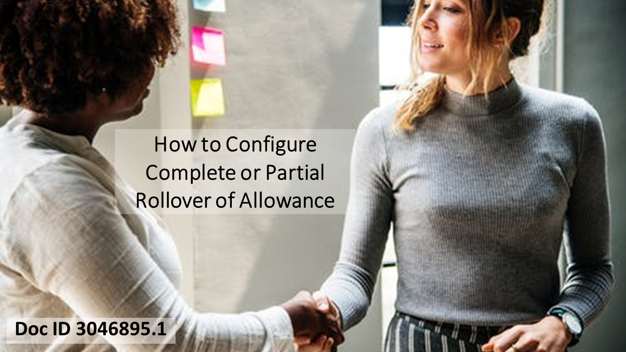 Lease and Finance Management: Configure Complete or Partial Rollover of Allowance