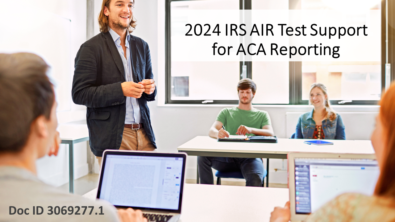 2024 IRS AIR Test Support for ACA Reporting in EBS Release 12.2