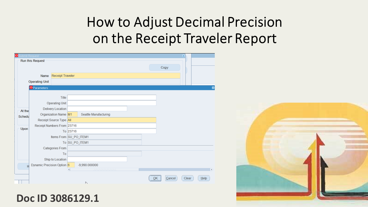Control Decimal Precision on the Receipt Traveler XML Report