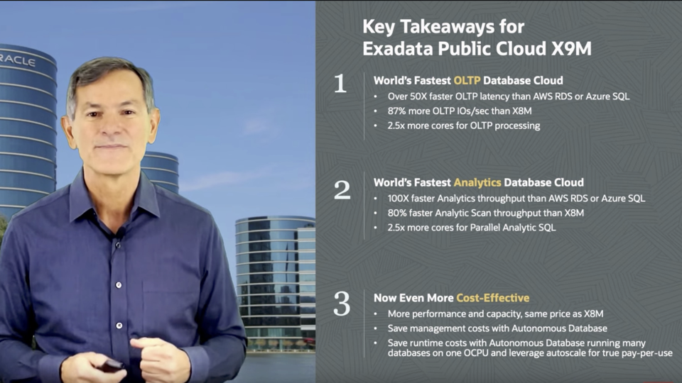 Exadata Database Service on Dedicated Infrastructure X9M Introduction Video