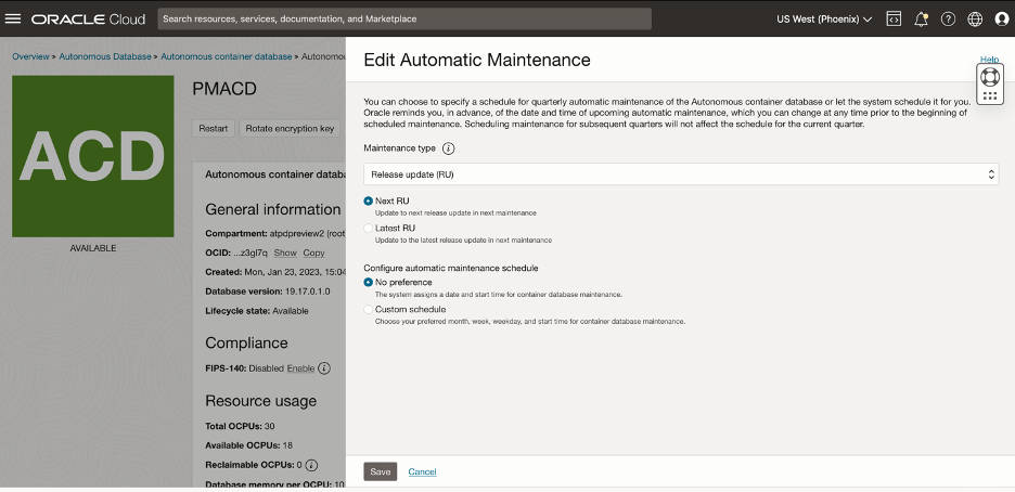 Edit Maintenance