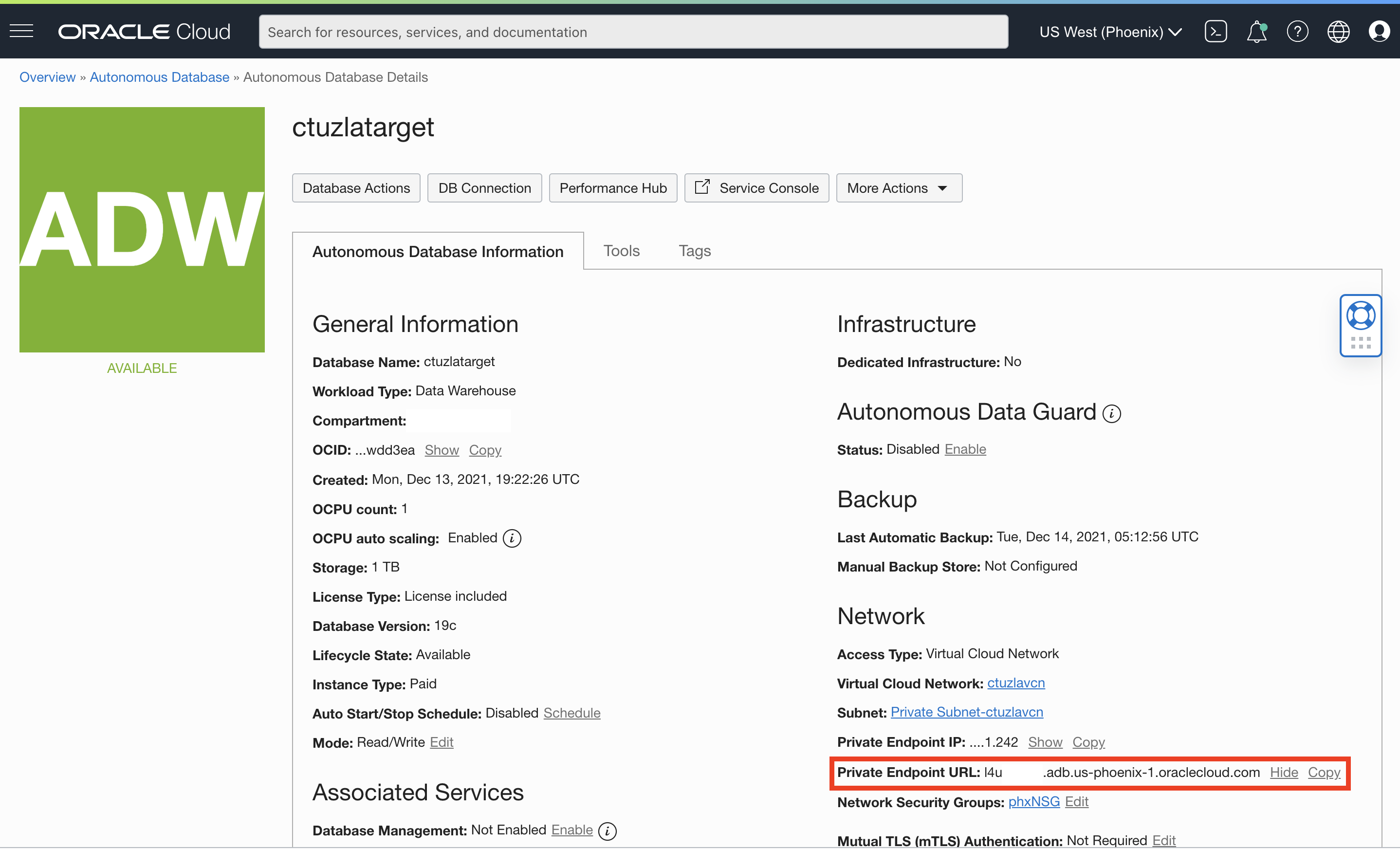 Sceenshots of new Cloud Capacity Analytics tool