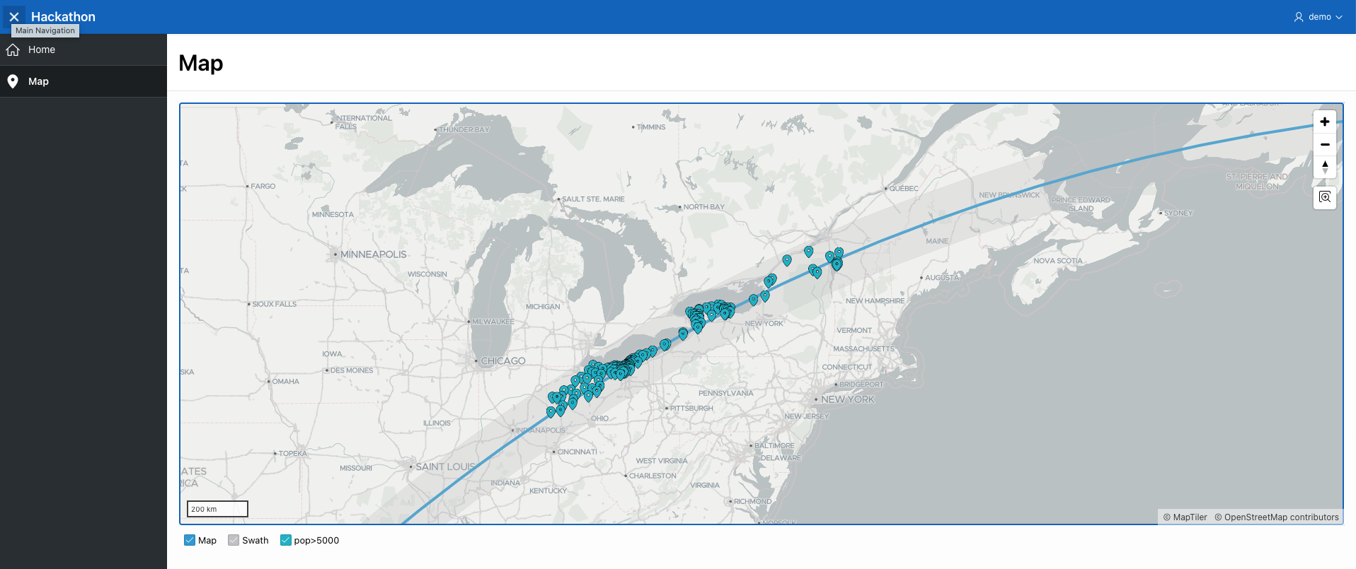 OH, PA, NY, VT locations