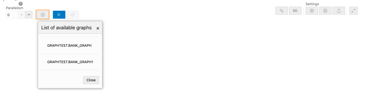 List of available graphs