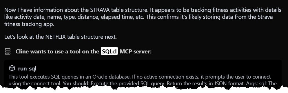 Inspection results from LLM