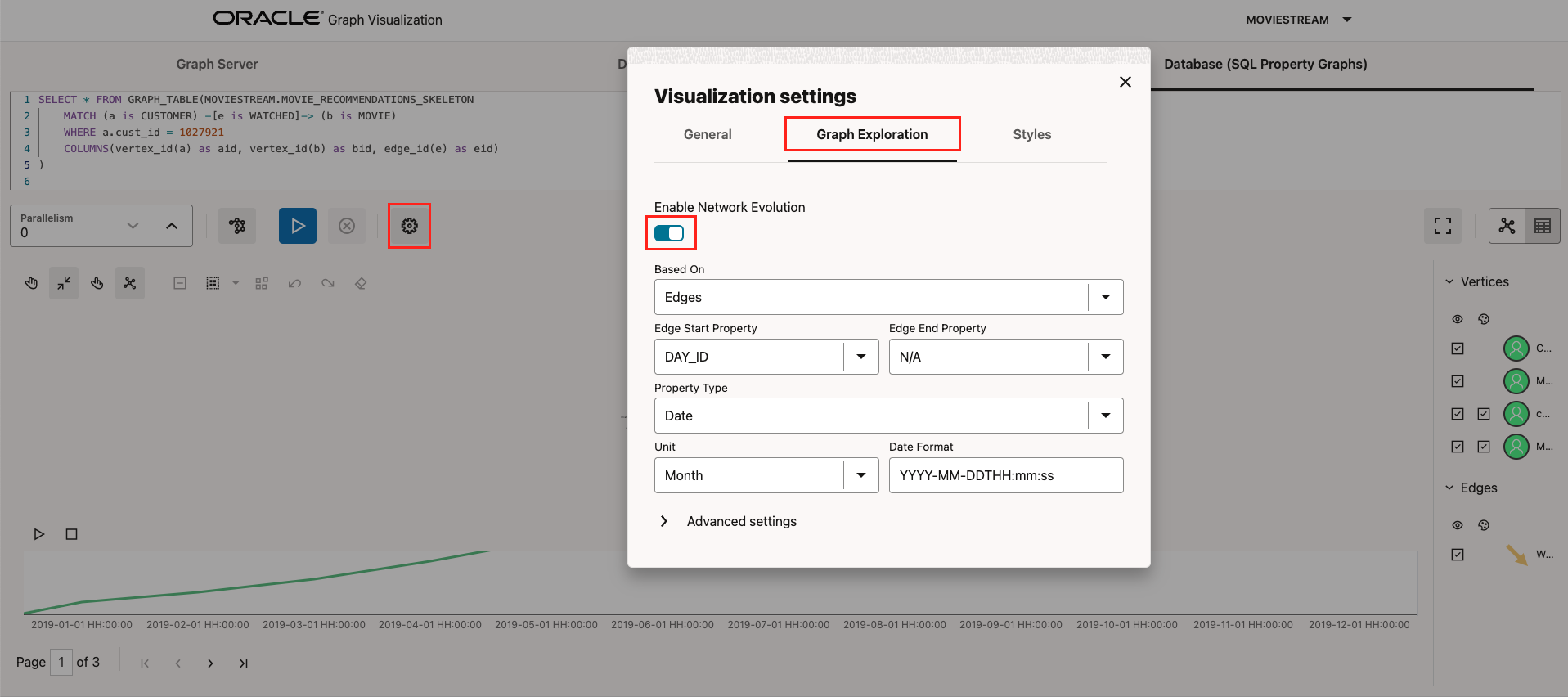 network evolution settings