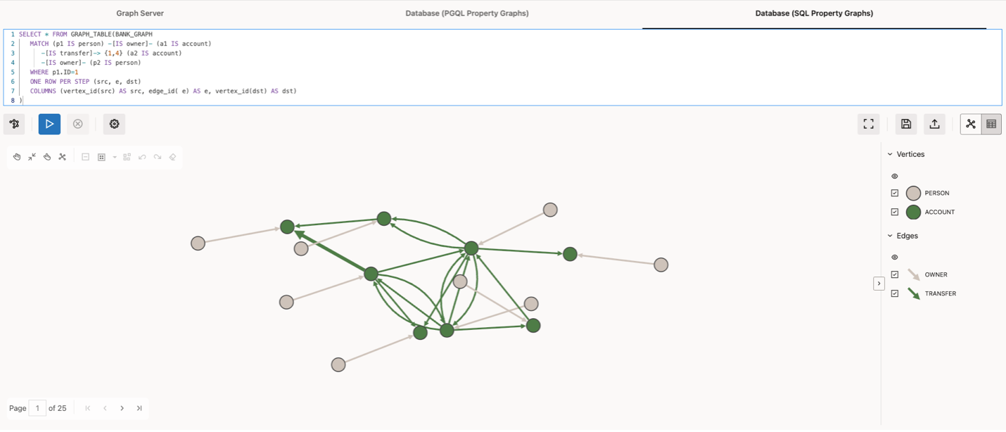 one row per step support for arbitrary paths results