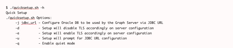 quicksetup - graphserver