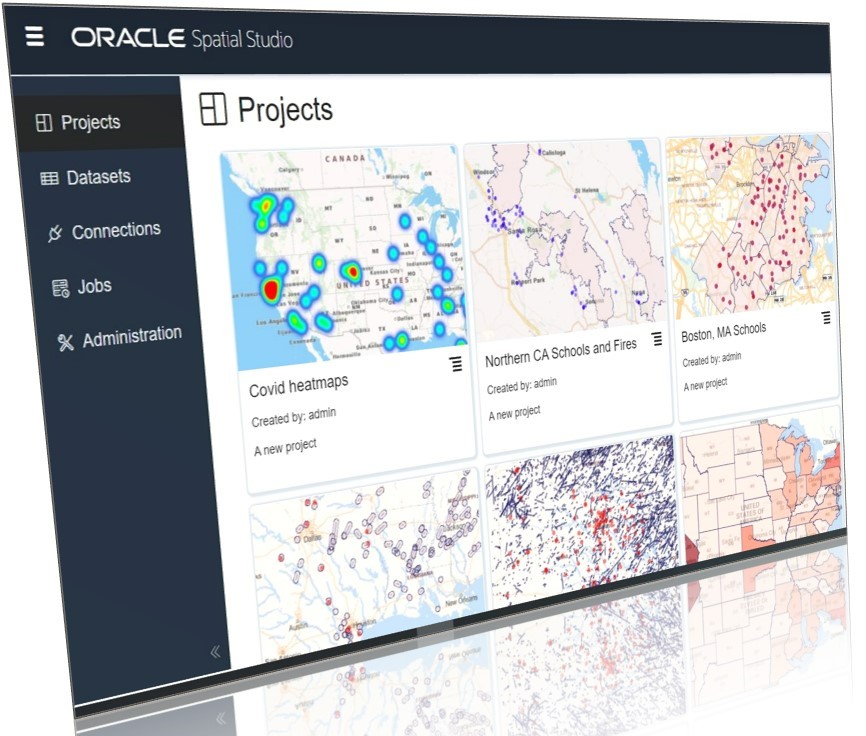 Spatial Studio maps projects