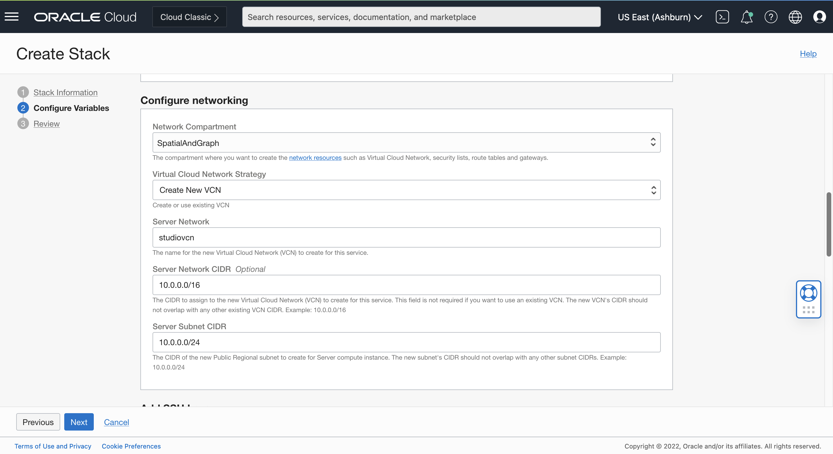 Spatial Studio 22.1 stack