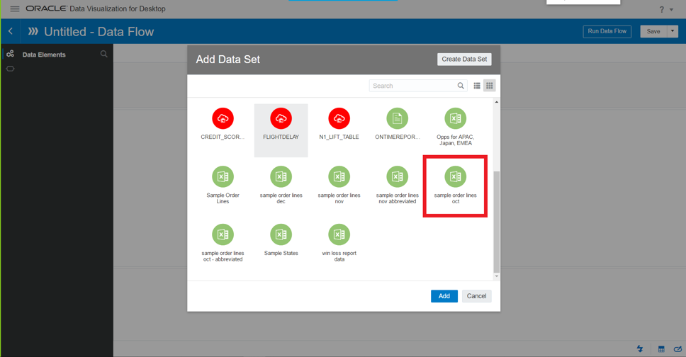 Upload Data to Data Visualization Desktop