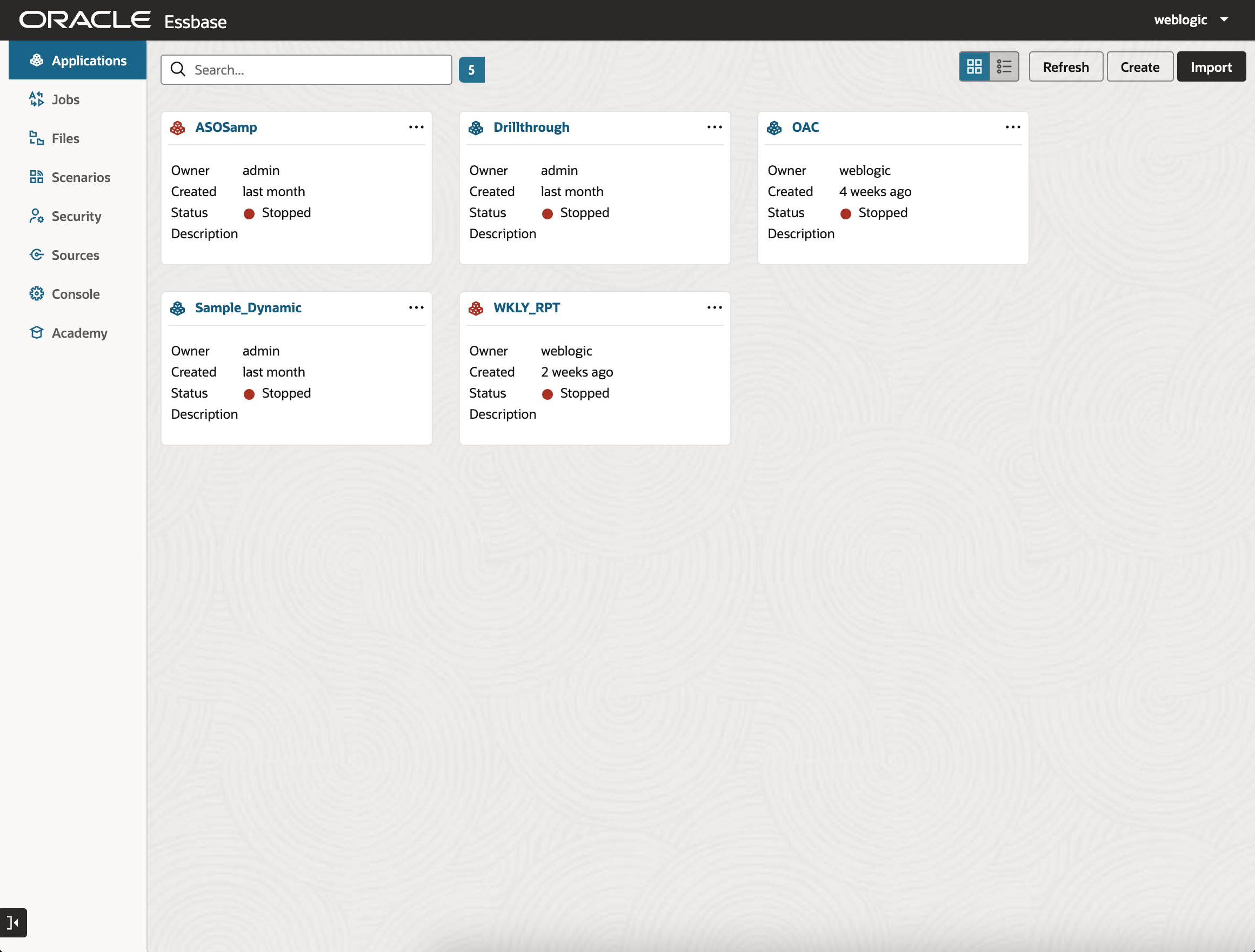 Essbase Redwood Home Page