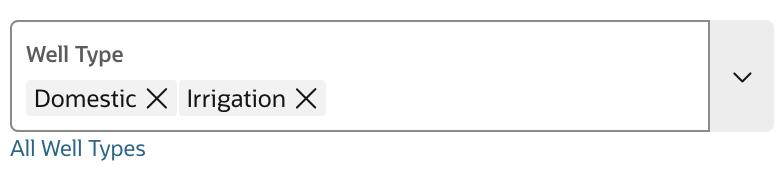 Multiple Well Types selected
