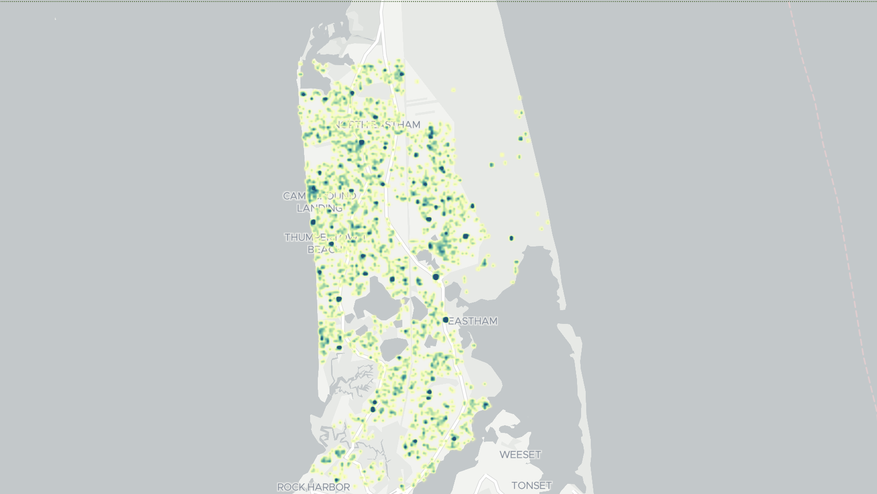 Number of Wells in Eastham