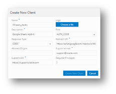 Create ADB OAUTH client